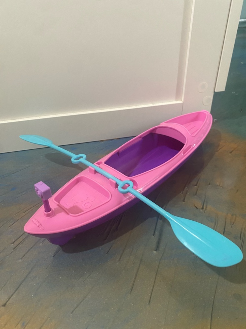 Barbie Canoe with Camera and Paddle